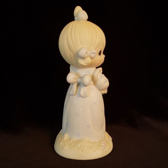 Vintage Precious Moments Porcelain Figurine 1994 "Take Time To Smell the Flowers - Picture 4 of 8